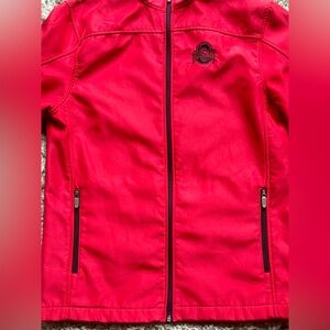 Ohio State VARSITY Authentic Apparel Red Zip-Up Jacket